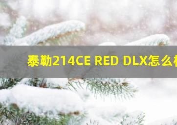 泰勒214CE RED DLX怎么样